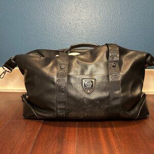 Philipp Plein Black Duffle Bag – Discounted Designer Piece